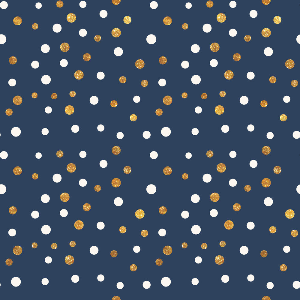 Navy and Gold Celebration Fat Quarter Bundle