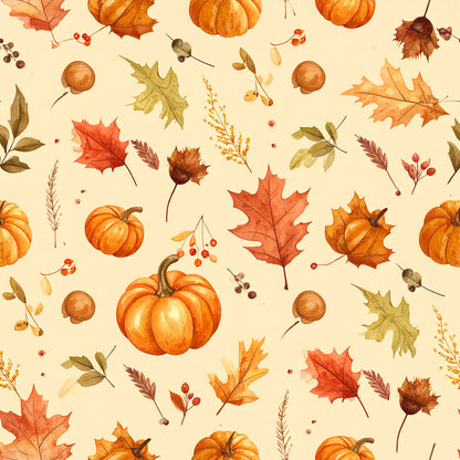 Golden Autumn Leaves Fat Quarter Bundle