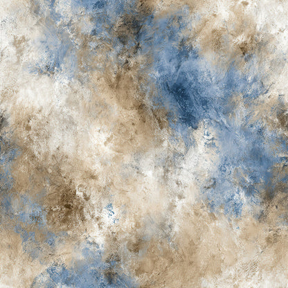 Beige and Blue Grunge Fat Quarter Bundle
