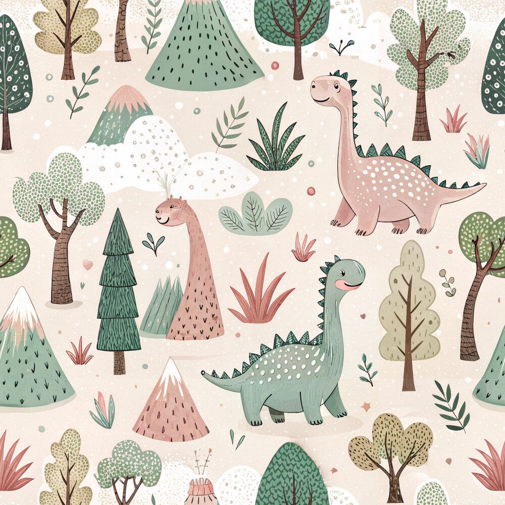 Fun Cartoon Dinosaur Fat Quarter Bundle