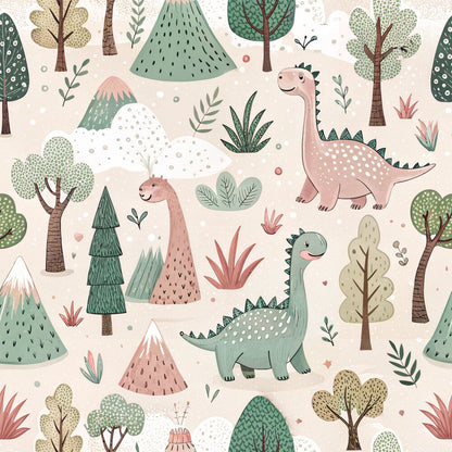 Fun Cartoon Dinosaur Fat Quarter Bundle