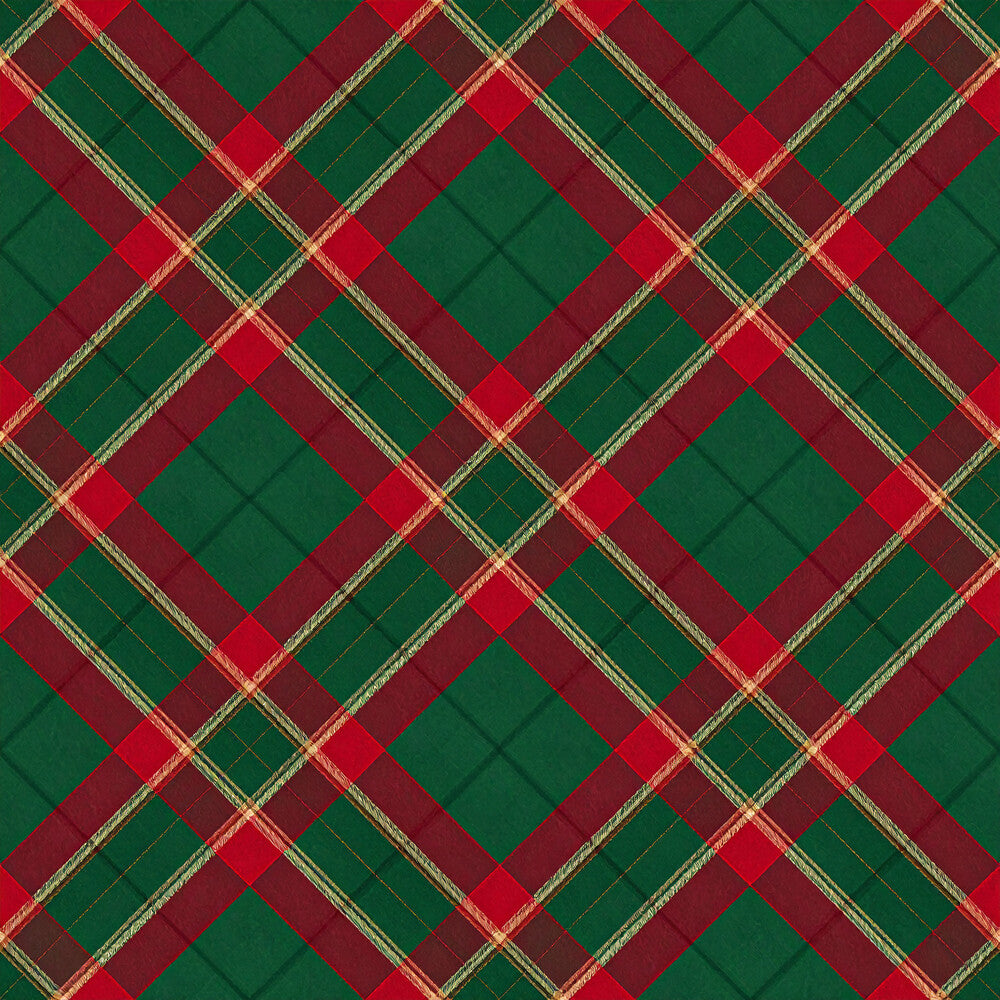 Classic Christmas Tartan Fat Quarter Bundle