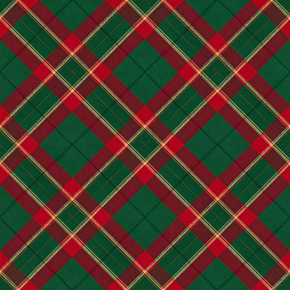 Classic Christmas Tartan Fat Quarter Bundle