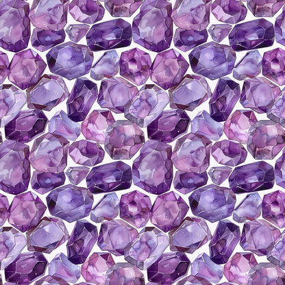 Amethyst Gemstones Fat Quarter Bundle