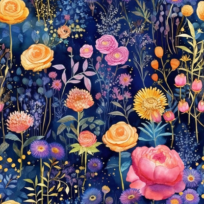 Artists Garden Wildflowers Floral Meadow Fat Quarter Bundle