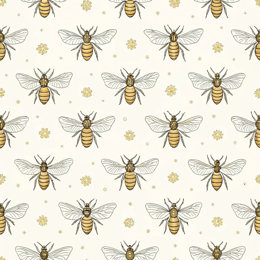 Red Roses and Bees Fat Quarter Bundle
