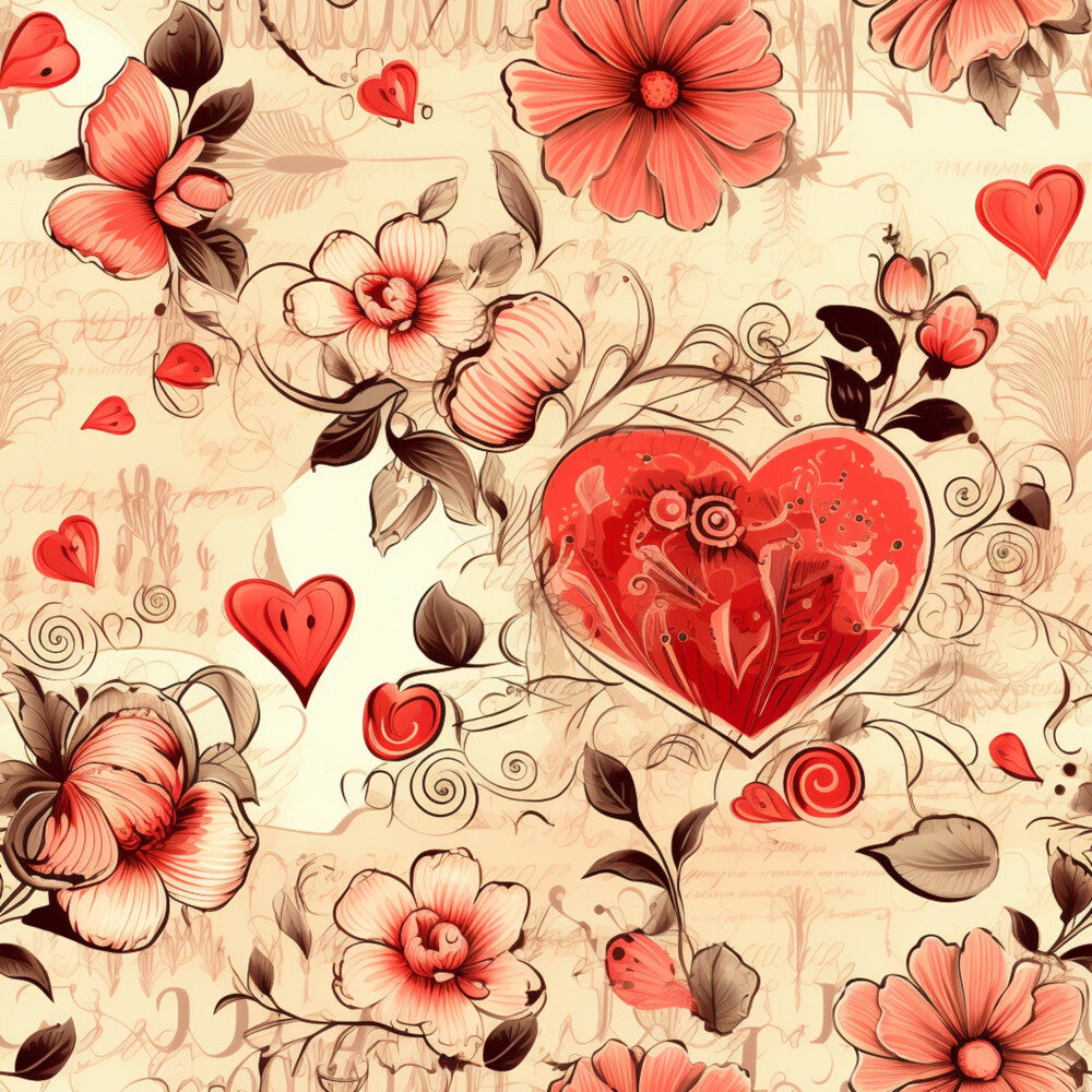 Vintage Valentines Day Fat Quarter Bundle