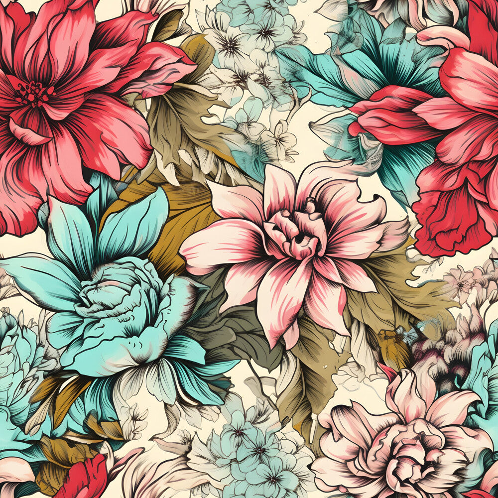 Tropical Art Florals Fat Quarter Bundle