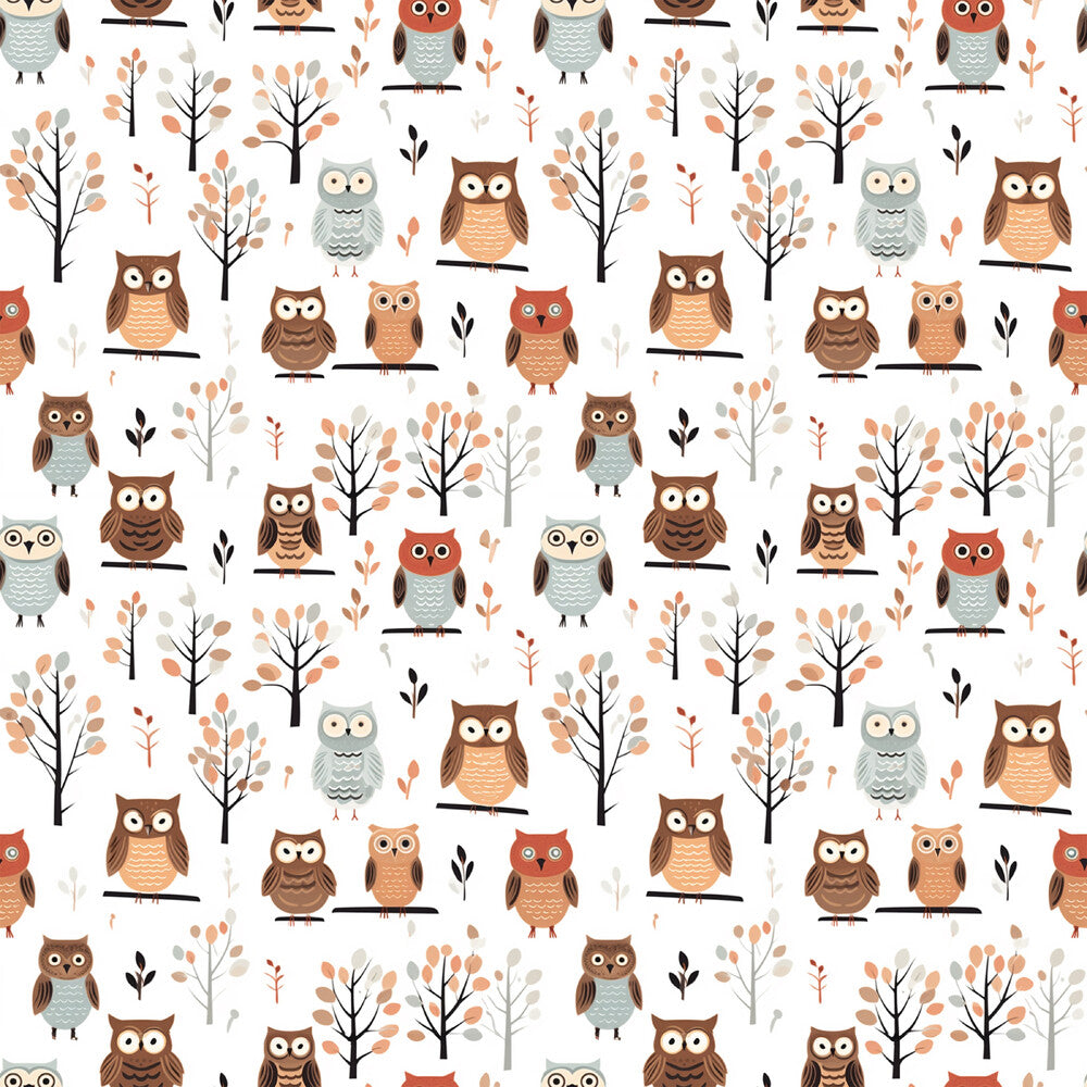 Cartoon Owls Fat Quarter Bundle