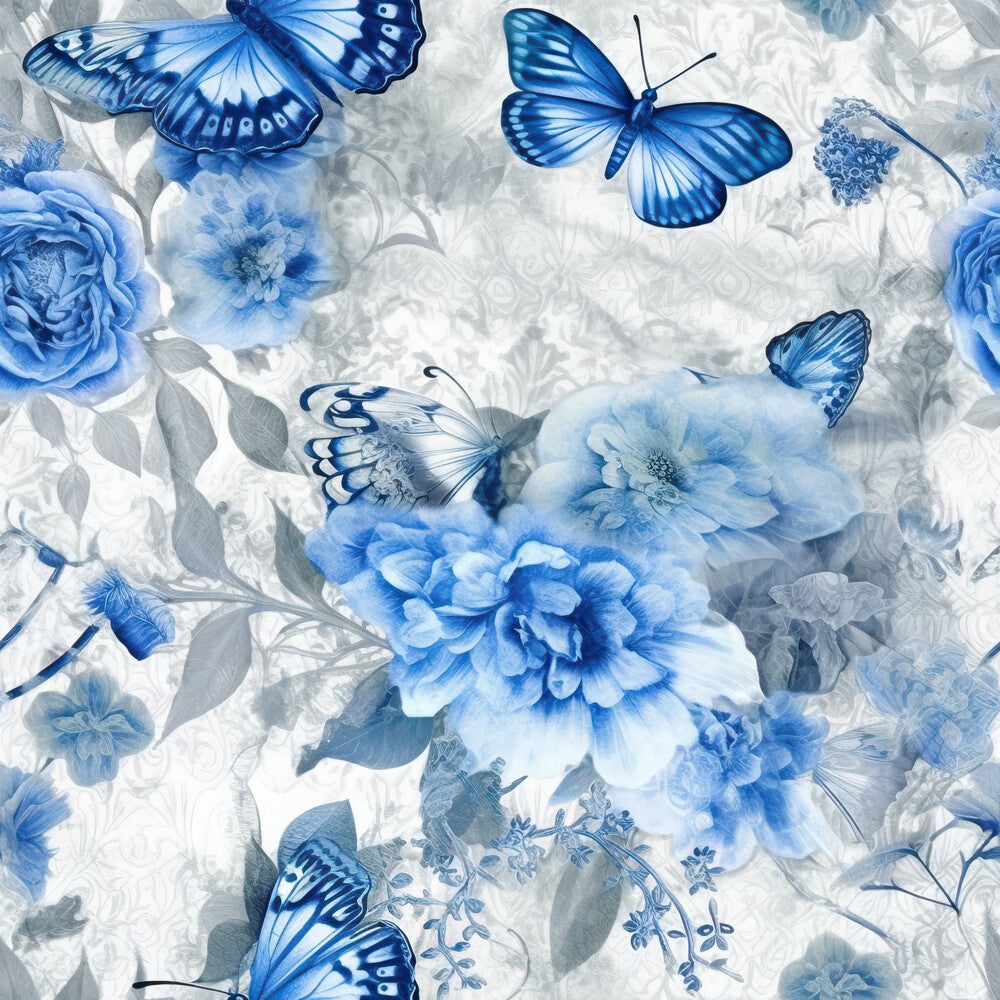 Butterfly Ballet in Blue Fat Quarter Bundle