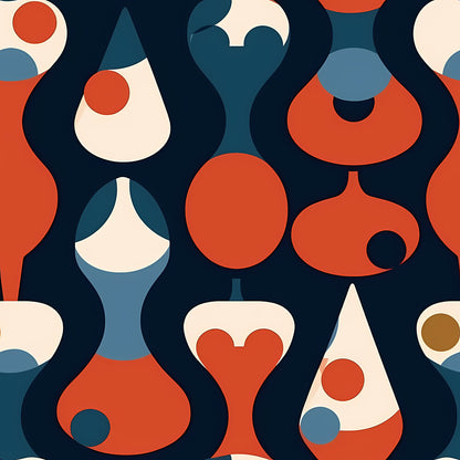 Nordic Retro Shapes Fat Quarter Bundle