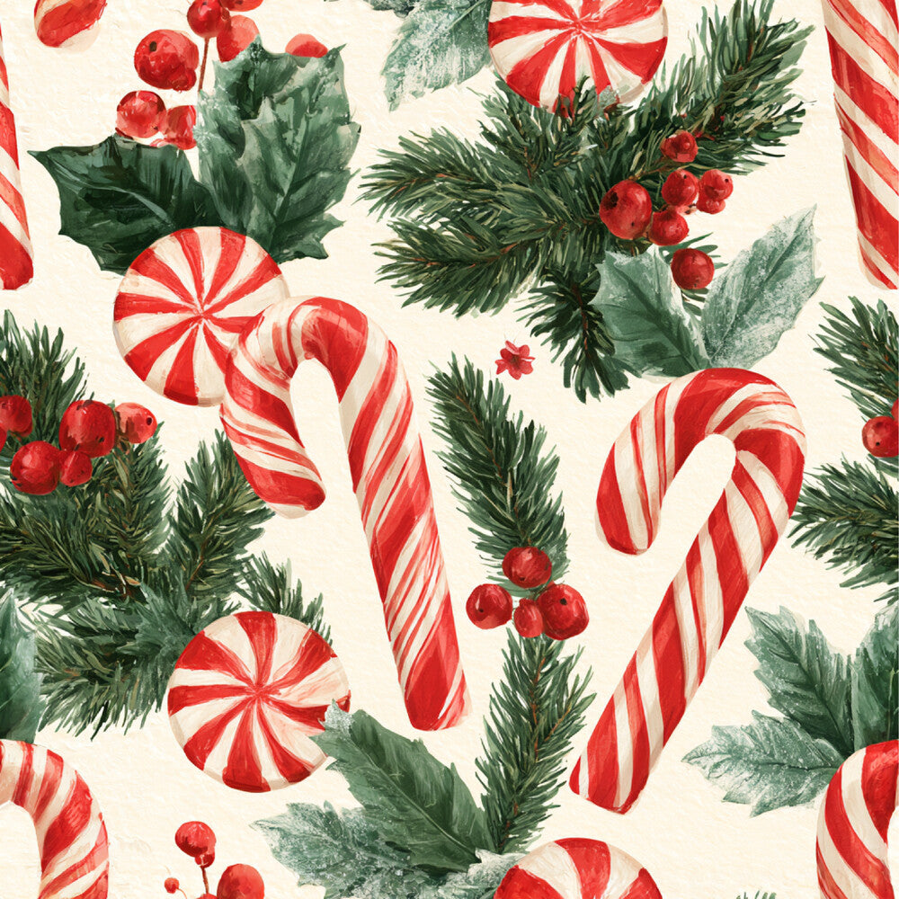 Festive Peppermint Cheer Fat Quarter Bundle