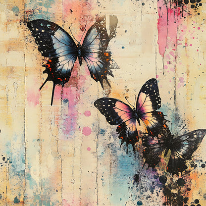 Butterfly Collage Art Fat Quarter Bundle
