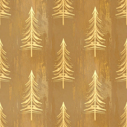 Golden Christmas Elegance Fat Quarter Bundle