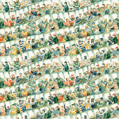 Watercolor Football Fat Quarter Bundle