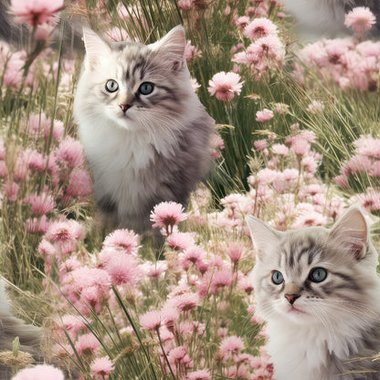 Kittens in Wildflowers Fat Quarter Bundle