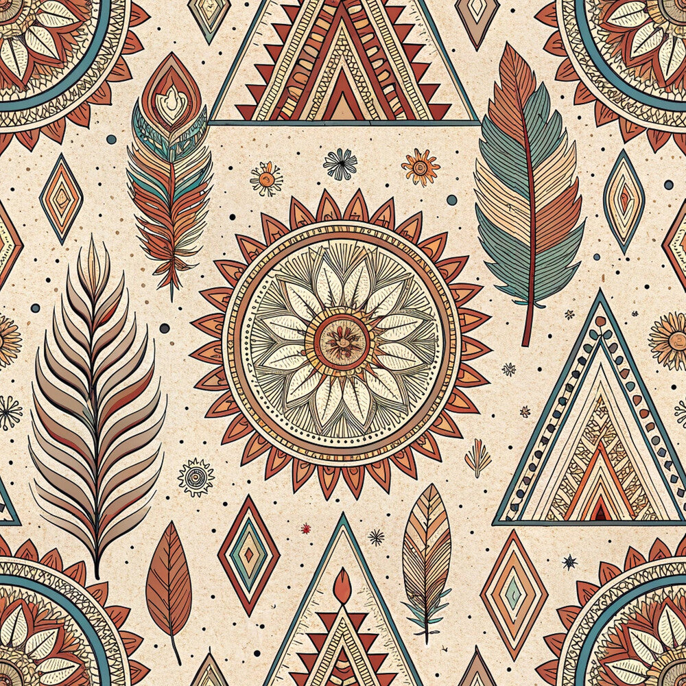 Boho Tribal Mandala Fat Quarter Bundle