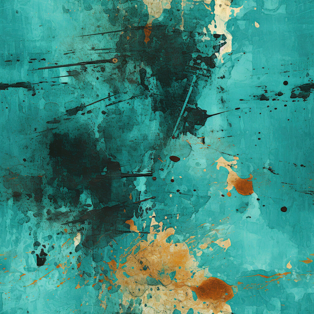 Teal Grunge Fat Quarter Bundle