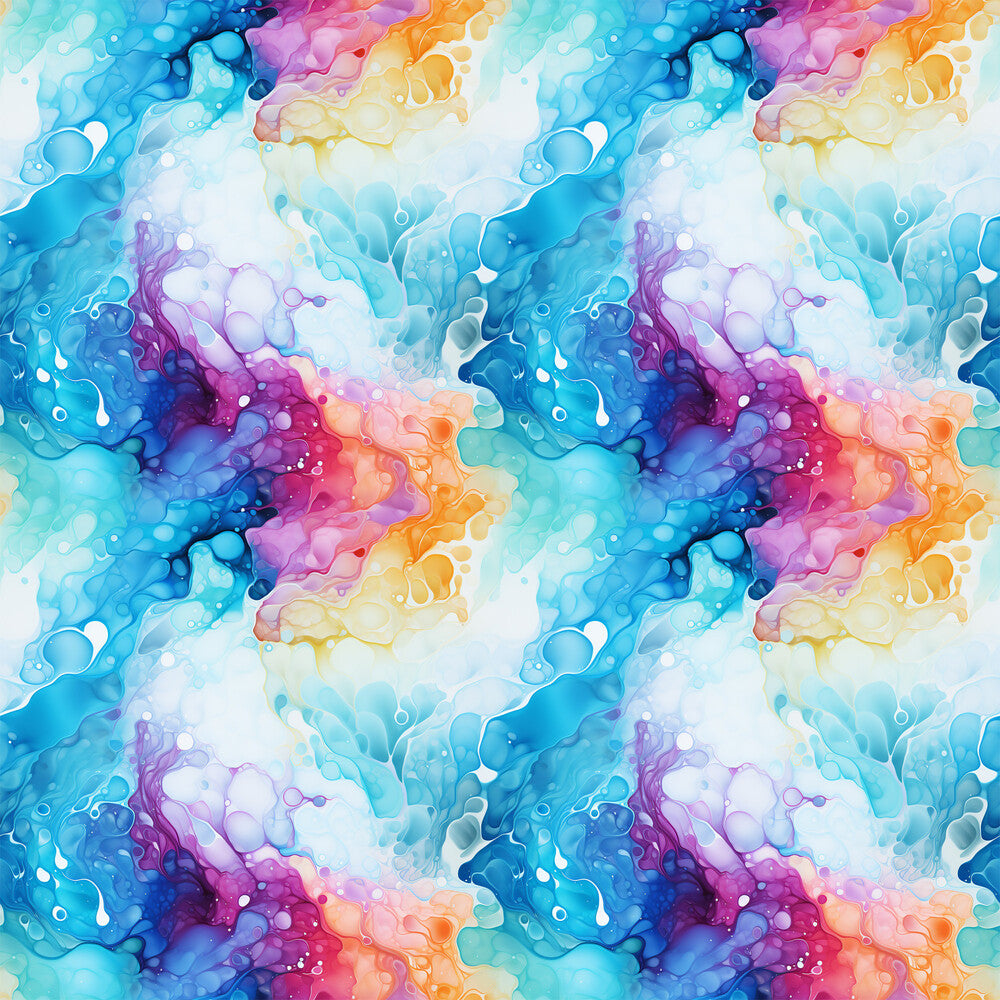 Summer Colored Marble Fat Quarter Bundle