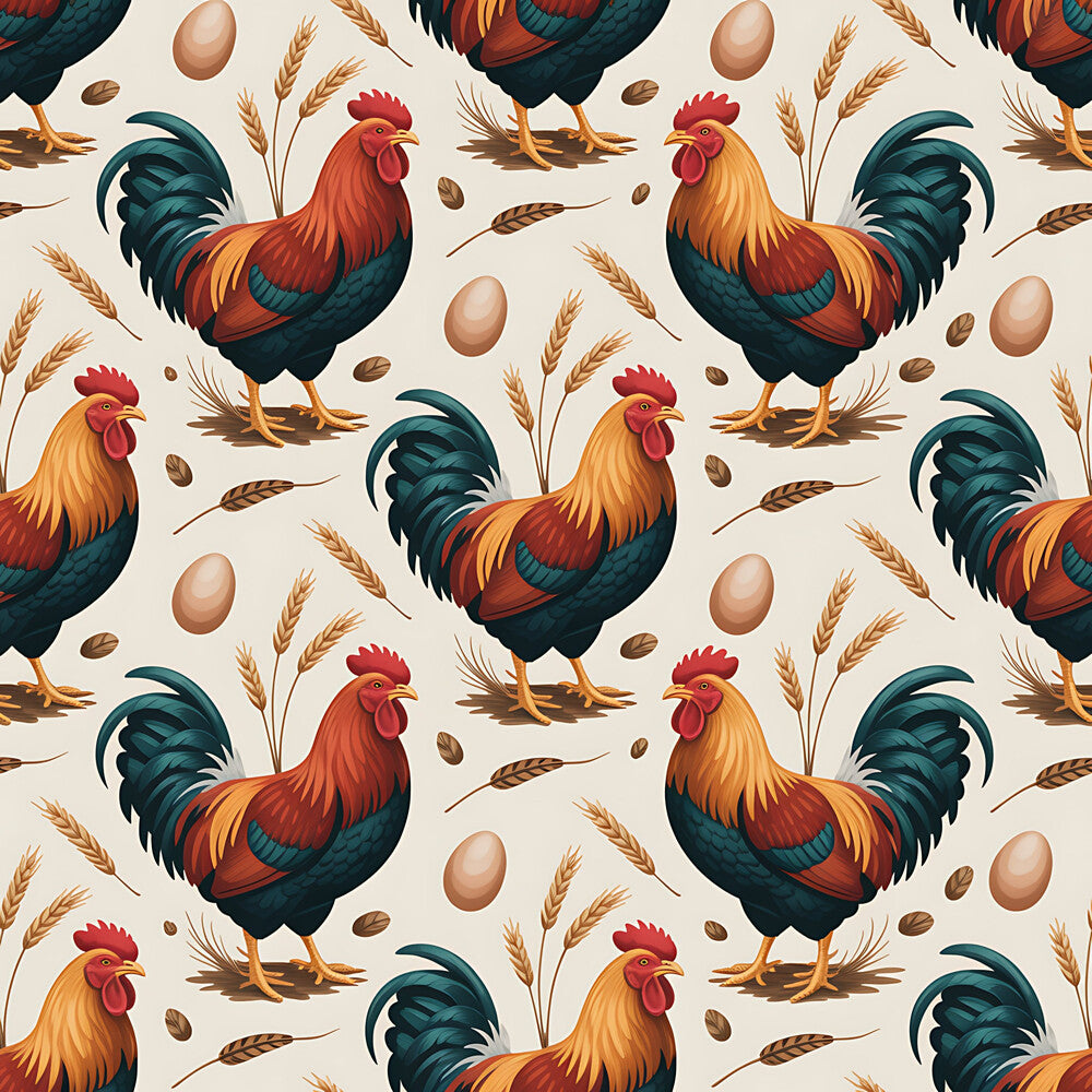 Chickens and Eggs Fat Quarter Bundle