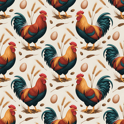 Chickens and Eggs Fat Quarter Bundle