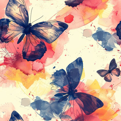 Geometric Butterflies Fat Quarter Bundle
