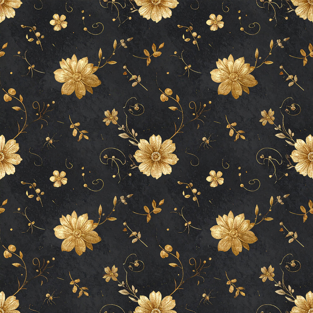 Vintage Black Spider Fat Quarter Bundle