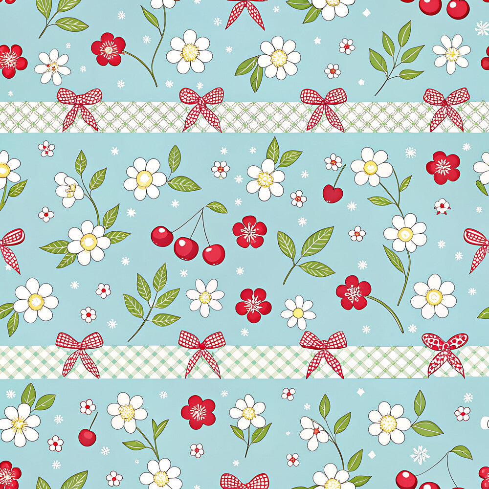 Cherry Floral Fat Quarter Bundle