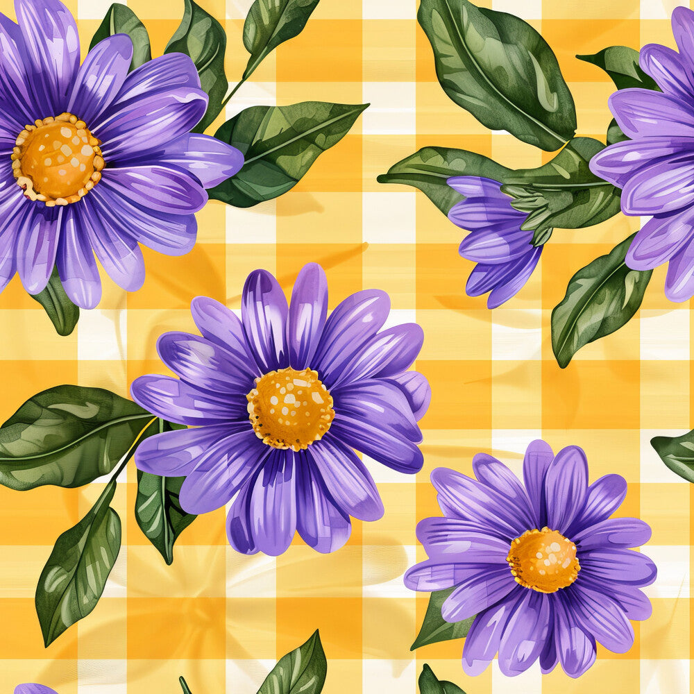 Spring Floral Plaid Fat Quarter Bundle