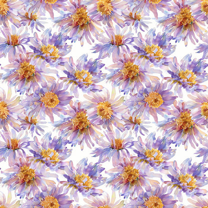 Birth Month Watercolor Petals Fat Quarter Bundle