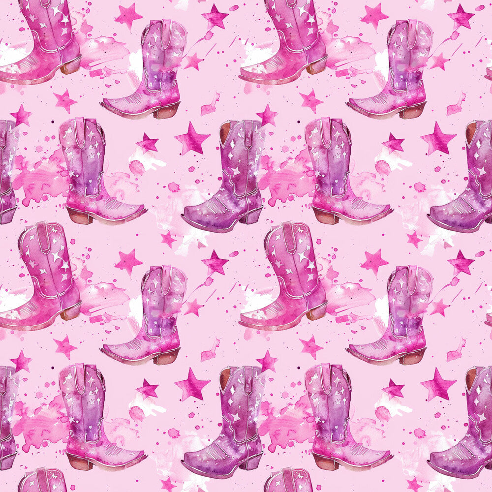 Pink Cowboy Boots Fat Quarter Bundle