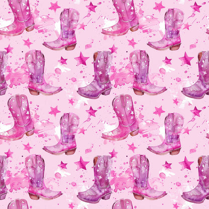 Pink Cowboy Boots Fat Quarter Bundle