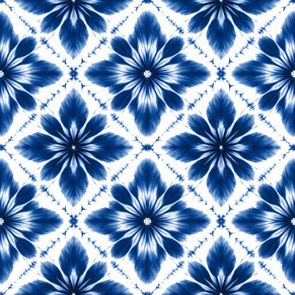 Indigo Shibori Tie Dye Fat Quarter Bundle