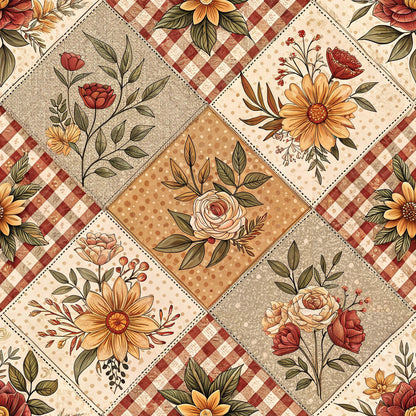 Rustic Patchwork Quilt Fat Quarter Bundle