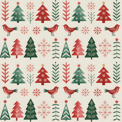 Scandinavian Folk Christmas Fat Quarter Bundle