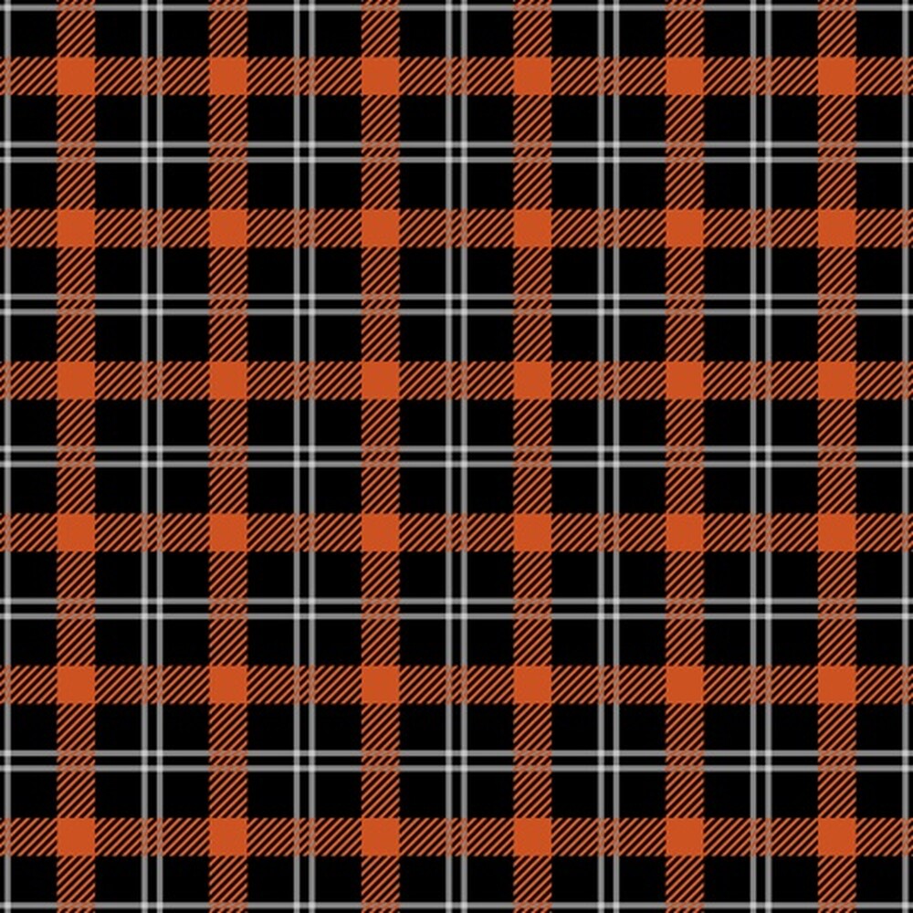 Fall Orange Plaid Fat Quarter Bundle
