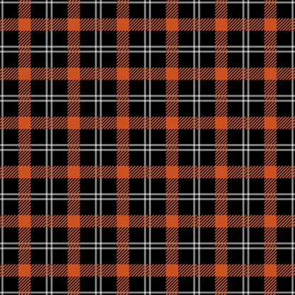 Fall Orange Plaid Fat Quarter Bundle