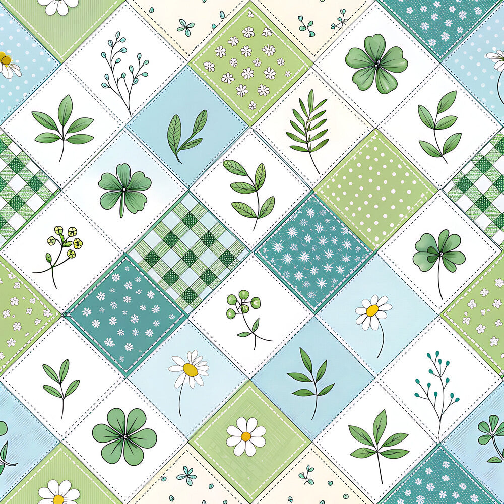 Pastel Spring Floral Patchwork Fat Quarter Bundle