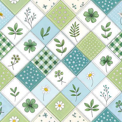 Pastel Spring Floral Patchwork Fat Quarter Bundle