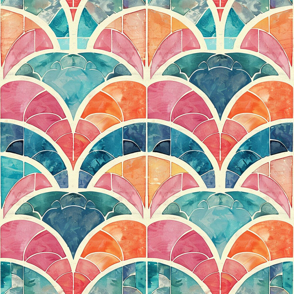 Art Deco Fish Scales Fat Quarter Bundle