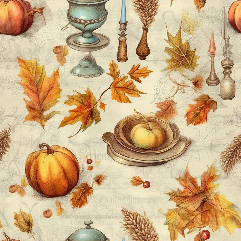 Vintage Thanksgiving Fat Quarter Bundle