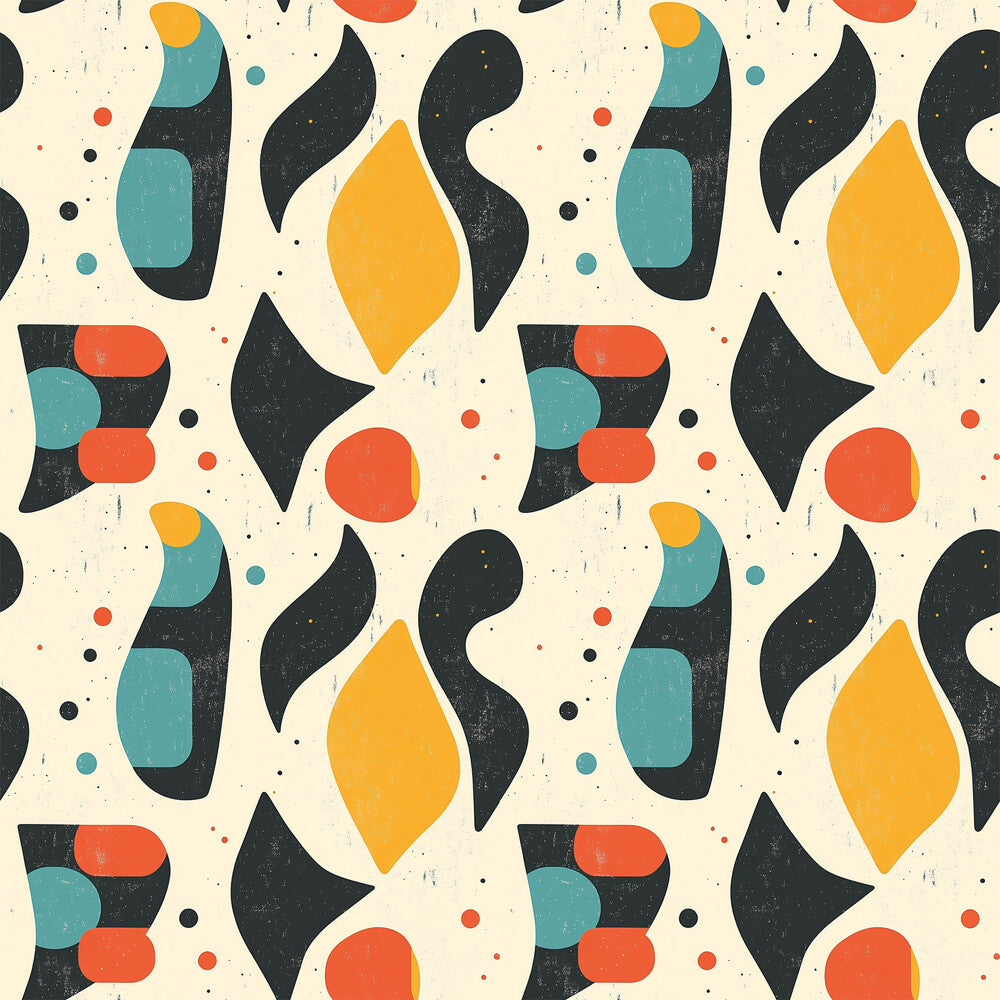 Modern Retro Geometric Fat Quarter Bundle