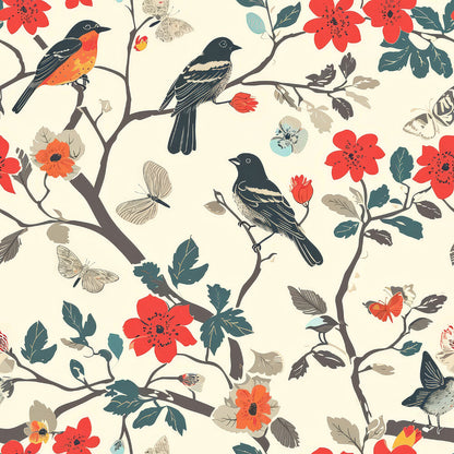 Birds on Branches Fat Quarter Bundle