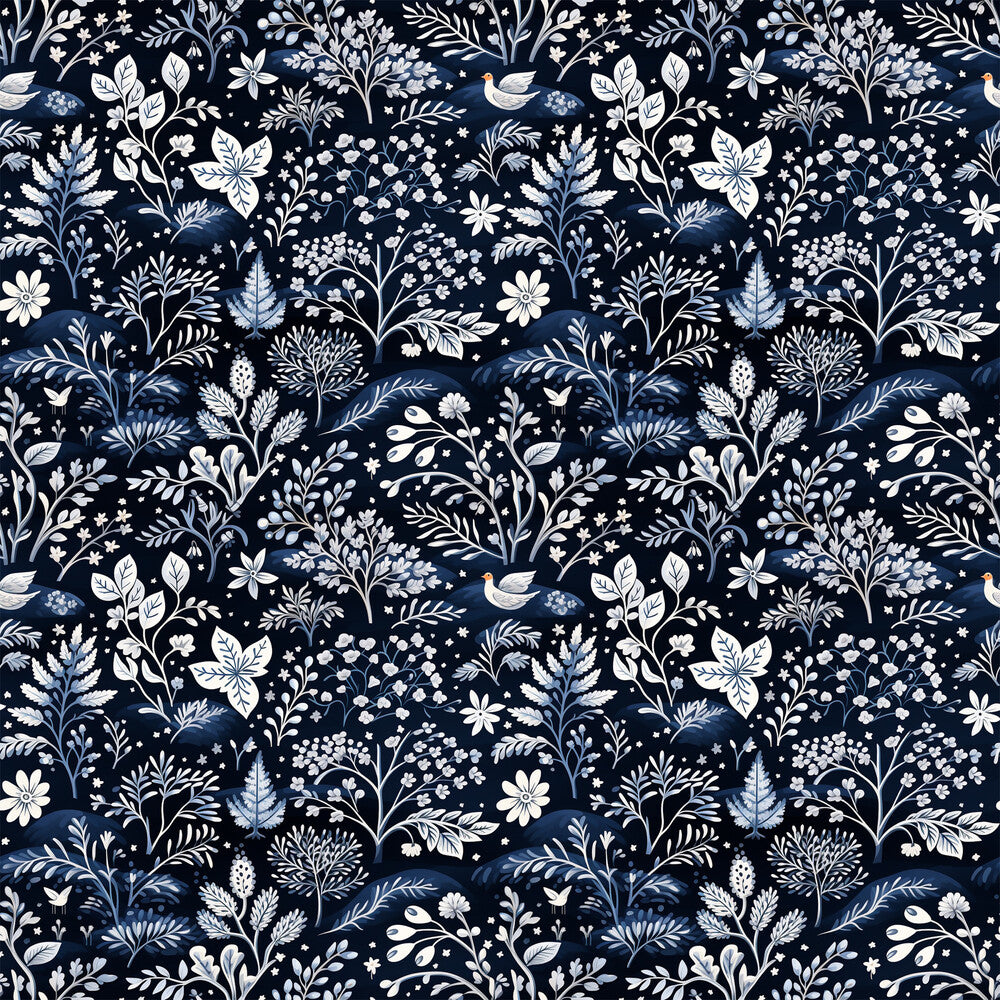 Delft Blue Winter Fat Quarter Bundle