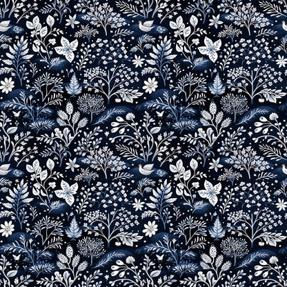 Delft Blue Winter Fat Quarter Bundle