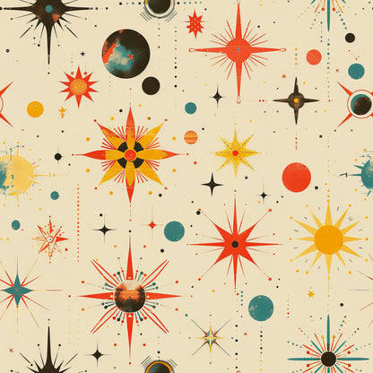 Retro Starburst Fat Quarter Bundle