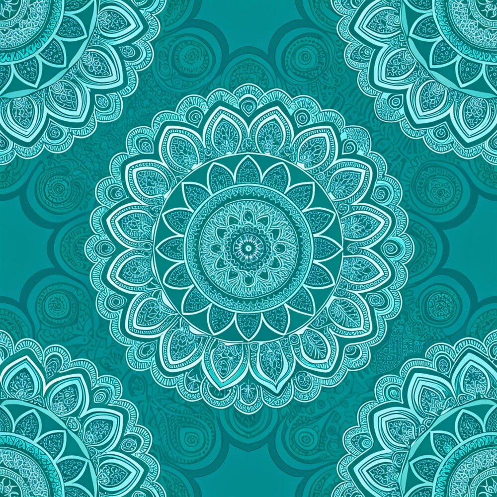Turquoise Night Birds Fat Quarter Bundle
