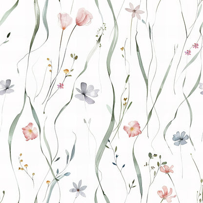 Handdrawn Meadow Wildflowers Fat Quarter Bundle