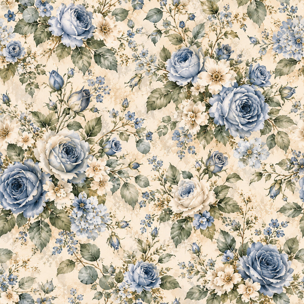 French Blue Garden Fat Quarter Bundle