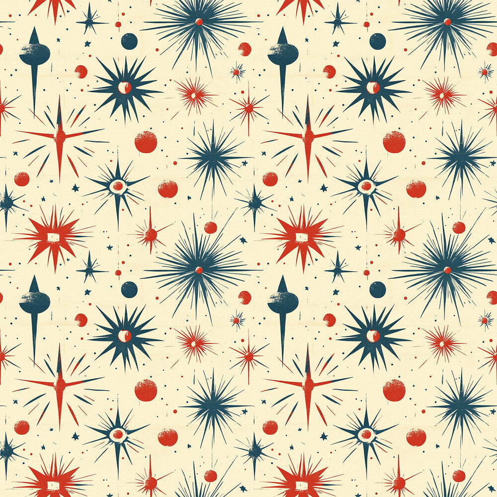 Sparkleworks Mid-Century 4th of July Fat Quarter Bundle